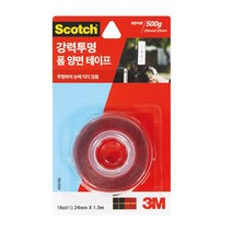 스카치 강력투명 폼 양면 테이프 3215C (24mmx1.5m)