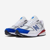 [국내매장판] 뉴발란스 990v5 메이드 인 USA 흰빨파 OTS M990NB5