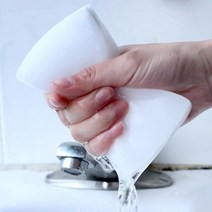초음파 과일세척기 야채 100 개/몫 멜라민 스폰지 매직 지우개 클리너 주방 사무실 욕실 홈 나노 청소 10x6, 한개옵션0