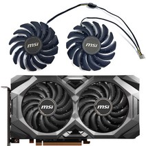 87MM 4PIN PLD09210S12HH RX 5700 5700 XT MECH GPU 팬 MSI RX 5600 XT MECH RX 5700 5700 XT MECH 그래픽 카드, [1] 1LOT