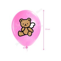 헬로 키티 라텍스 풍선 귀여운 만화 KT 고양이 생일 테마 파티 장식 12 인치 컬러 소녀 Childlike 선물