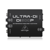 다이렉트 박스 DI 믹서 및 앰프에 악기 연결하기 위한 behringer di600p, 없음