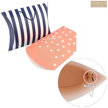 특이한 디자인 쇼핑백 쇼핑팩 쇼핑벡 선물 포장 종이 가방 어린이집 기념품, 민트색 사선