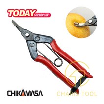 치카마사 적과가위 S-230 과일 심제거 꼭지제거 과수원 원예 가든 조경 정원 곡선날 일제 CHIKAMASA 카리스툴
