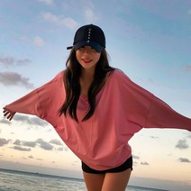 모어드 루즈핏 가오리 래쉬가드 SW14687F, 네이비