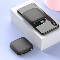 블랙박스배터리 차량보조배터리 차량 블랙박스 보조 배터리 휴대용 20000mAh 미니 보조베터리 아이폰 12 Xi, 02 Black_01 20000mah
