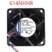Ebmpapst 브랜드 팬 전용 614 NHHR 6025 24V 3.0W 품질 보증 신제품, 01 614NHHR