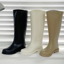 여성 베이직 롱 레인부츠 3cm 3컬러