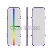 에어바운스 펌프 DWF 풍선 바운스바운싱 매트 체육관 블루 컬러 에어트랙공기 바닥에 대 한 3M 텀블링 프로모션 가격, 1x0.6x0.1m with pump+색상ful pur