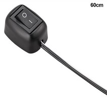 범용 자동차 스위치 붙여 넣기 유형 토글 스위치 케이블 60cm100cm dc 12v 포그 링 드라이브 조명 네온 조명, 60cm