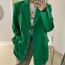 무드무드 / 나이브 오버핏 컬러 자켓