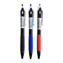 아이비스 아이볼 볼펜 3종 세트 0.5mm 01455 7, 검정. 파랑. 빨강, 4세트
