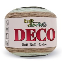 니뜨 데코케이크얀(200g) 뜨개실무료도안증정 니뜨사계절실소품실가방실그라데이션실, 05_카키그레이