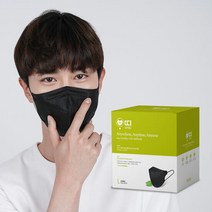 순수아띠 국산 KF80 대형 50입 블랙 / 개별포장 / 성인남녀, 단품