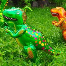 유치원 파티 초록색 큰사이즈 공룡풍선 파티룸 이벤트풍선 영어학원