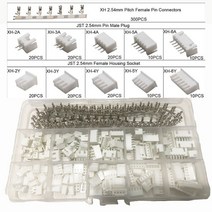 460 개/상자 XH2.54 2p 3p 4p 5p 6P 핀 2.54mm 피치 터미널 키트/하우징/핀 헤더 JST 커넥터 와이어 어댑터, 한개옵션0