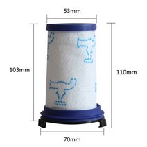 ZR009001 부품 교체용 3 pcs 진공 청소기 액세서리 필터 Rowenta Air Force 360 X-Pert RH9015WO, 진공 청소기 필터