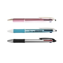 트라이던트 3색 스마트폰 터치 볼펜 터치펜 목걸이, 스카이블루