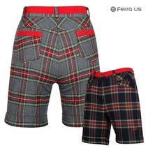 페라어스 여성 타탄체크 골프 반바지 APBU8220RF2