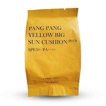 2023 최신상 엘로엘 팡팡 옐로우 선쿠션 플러스 리필 25g 1개 1초보정 파데프리 빅 선쿠션, 15g