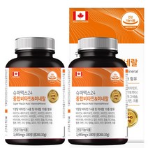 [HF]캐나다 슈퍼맥스 종합비타민앤미네랄180정 영양밸런스 활력에너지 캐나다직수입, 180정, 2개