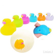 리시안제이 100일 아기 물놀이 오리 장난감 6종 11개월 아기 장난감 10개월 아기 선물