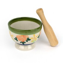 도자기 절구 대 생강 절구방망이