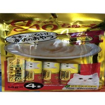 이나바 차우츄르 닭가슴살 게 반려묘 사료 14gX4P, 단품, 단품