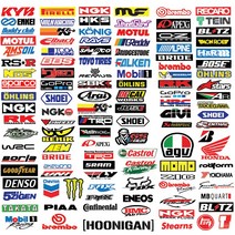 오토바이 스티커 바이크데칼 방수 스카치라이트, 대, 26