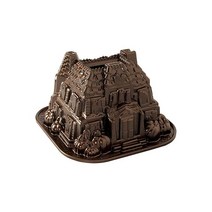 노르딕웨어 묘석 케이크팬 29.8 x 25.7씨엠 CM (11.75 10.13인치) 브론즈, Haunted Manor Bundt