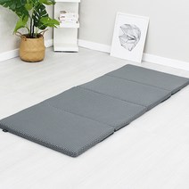 슬립쿠 에어코일 아웃도어 4단 접이식매트리스 단단한 POE 기능성 매트