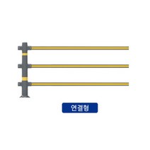 무단횡단금지휀스(황색): W2000-H970 연결형 어린이보호구역 앙카형 매립형 U자형 삼각볼라드 우레탄 전선보호대 전선보호 과속방지턱 코너보호대 접착식