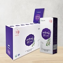 더덕머금 맑은 도라지청 60포 도라지즙 약도라지청 배도라지청 효능 기관지에 목에 감기에 좋은 차 음식, 1세트 60포