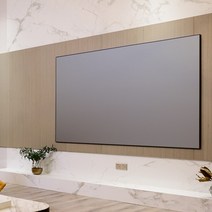 액자형 티비 빔 프로젝터 스크린 조립 150인치 4K HD, 나노 화이트 72인치