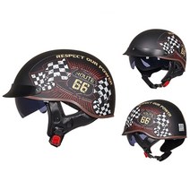 여름용 오토바이 전동킥보드 자전거 클래식 안전모 헬멧 가벼운 오픈 풀페이스 빅사이즈 바이크 알씨카 오프로드 드리프트 핸드카 입문용 레트로 여름 모토 남성 페이스 스쿠터 바이커, XL, 모토 헬멧 mt-4-5