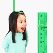 모두스마일 키재기 아기 어린이키 키재기자, 연두180cm, 1개