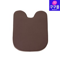 [구구몰] 메모리폼가슴받이베개 경락베개 마사지베개 여성용베개 마사지샵베개, 27931. 브라운, 1개