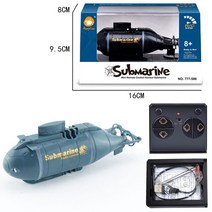 RC잠수함 업데이트 버전 777-586 미니 RC 잠수함 스피드 보트 원격 제어 드론 피그 시뮬레이션 모델 선물, 01 blue