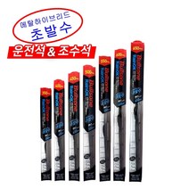 불스원 레인OK 메탈 하이브리드 초발수 와이퍼 2개 1세트, 550mm, 400mm