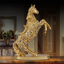 백마 적토마 황금말 말장식품 거실 장식품 거실 장식소품 신혼집꾸미기, 옵션C