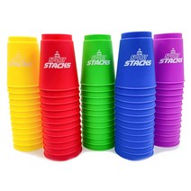 CJ 컵쌓기 12개입 1세트 스피드스택스 뉴스포츠, 그린