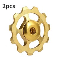 2pcs 자전거 후면 Derailleur 11T 산악 부품 Ultralight 알루미늄 합금 승마 장비, 02 Gold