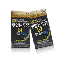 남양 맛있는 두유 GT 검은콩 깨칼슘 190ml x48팩 1box 선물포장케이스, 48팩