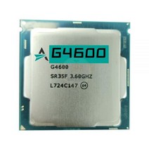 마더보드 메인보드 중고 펜티엄 G4600 프로세서 3MB 캐시 3.60GHz LGA 1151 듀얼 코어 데스크탑 PC CPU g4600
