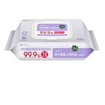 그린핑거 유아용품 소독티슈 캡형 50매, 99개