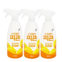 일루몬트 신제품 피죤 섬유탈취제 스프레이 탈취제 섬유유연제 490ml, 옐로우미모사, 3개