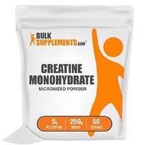 벌크서플리먼트 크레아틴 모노하이드레이트 분말, 250g