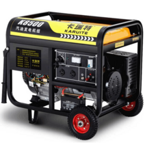 가솔린 자가 발전기 220v 3000W 카라반 비상용 캠핑용, 3000W 손전등 듀얼 스타트 가솔린 220V, 1개