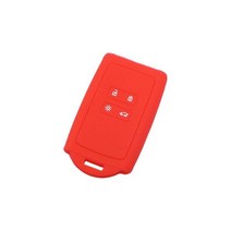 Jameo-자동차 실리콘 키 케이스 보호 커버 홀더 르노 콜레오스 카다르 삼성 QM5 QM6 2016-2020, 빨간