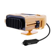 차량용 온풍기 12V 자동차 전기 히터 데 미스터 성에 제거 장치 150W 공간 휴대용 난방 팬 360 도 회전 액, 01 Yellow Dashboard